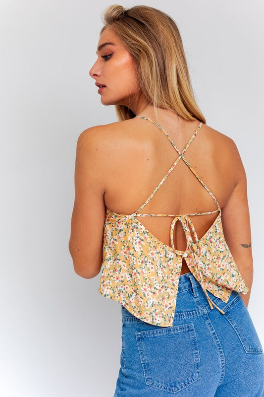 OPEN BACK CAMI TOP