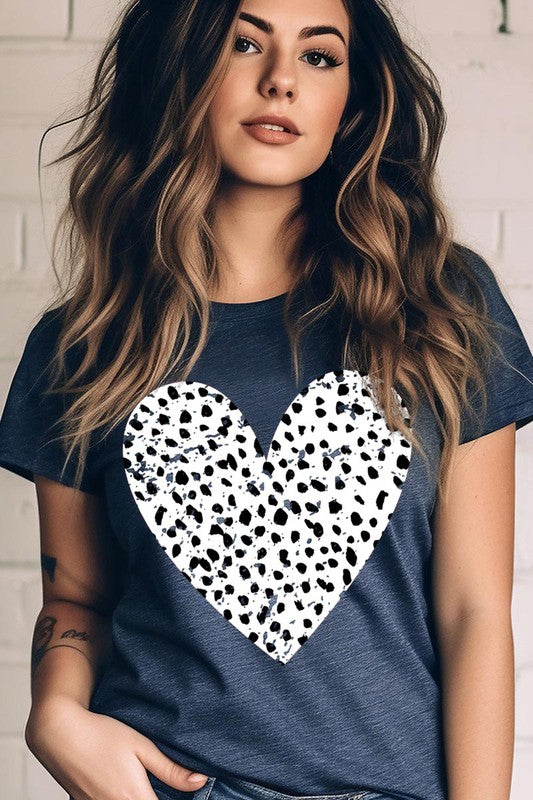 Heart Short Sleeve Graphic T