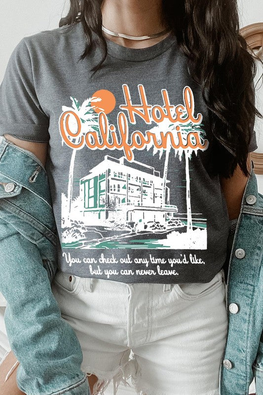Hotel California Beach Summer Graphic T Shirts