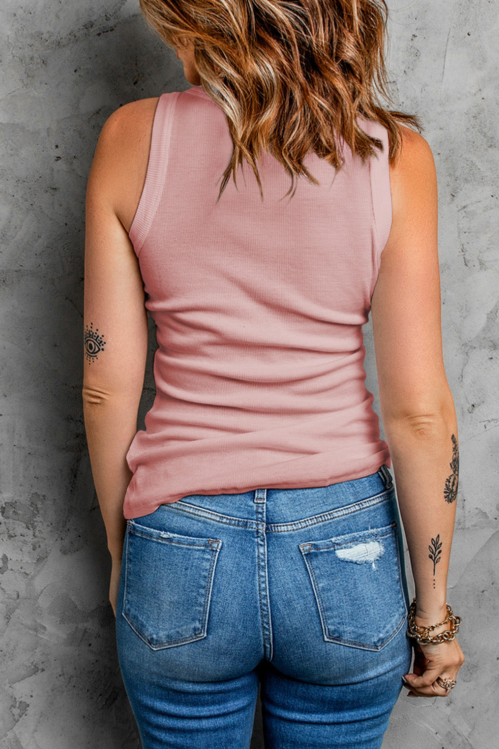 Solid Round Neck Tank