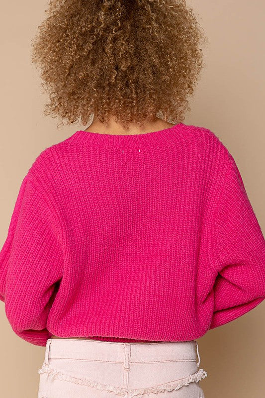 Oversized Round-Neck Sweater