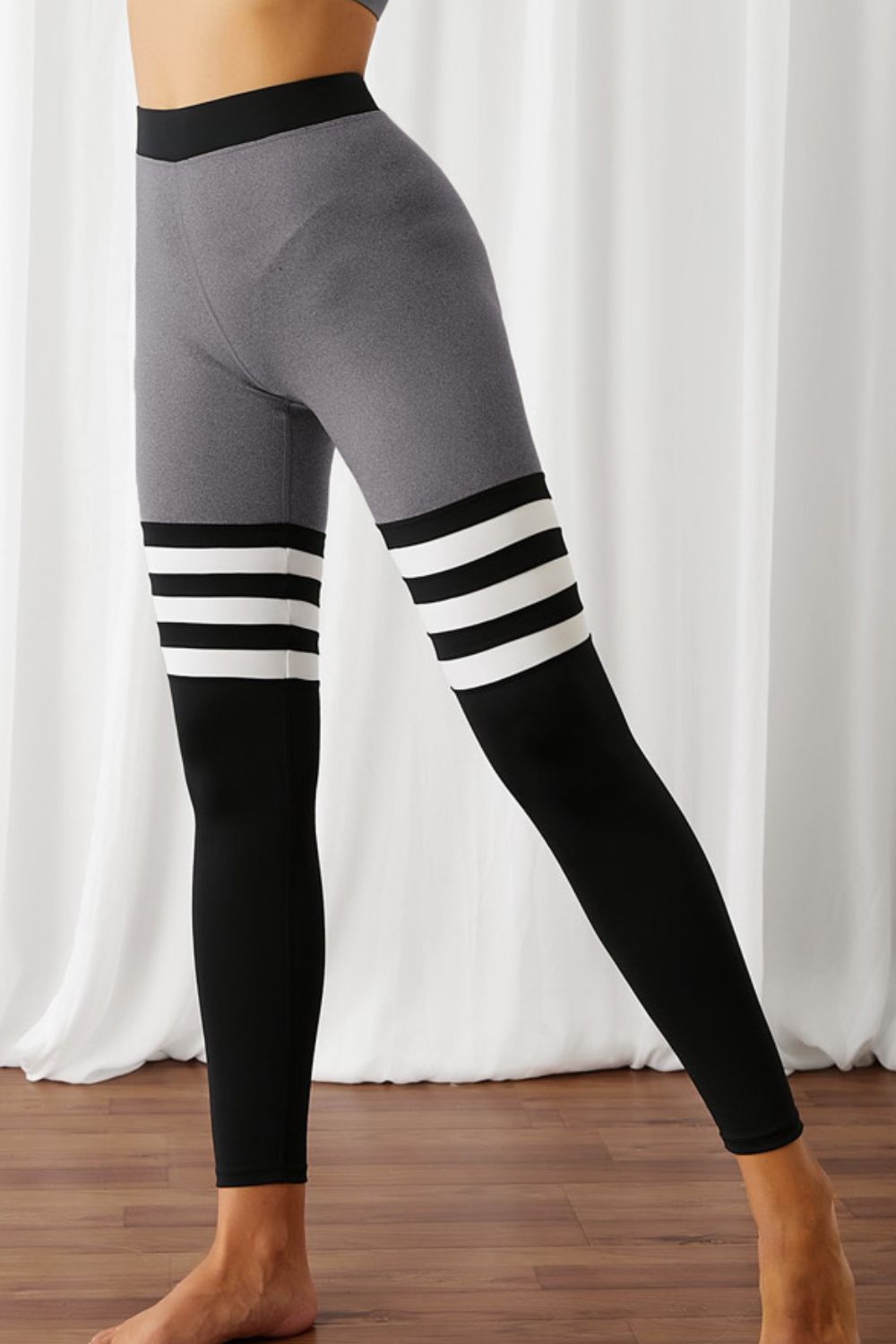 Stripe & Stretch Leggings