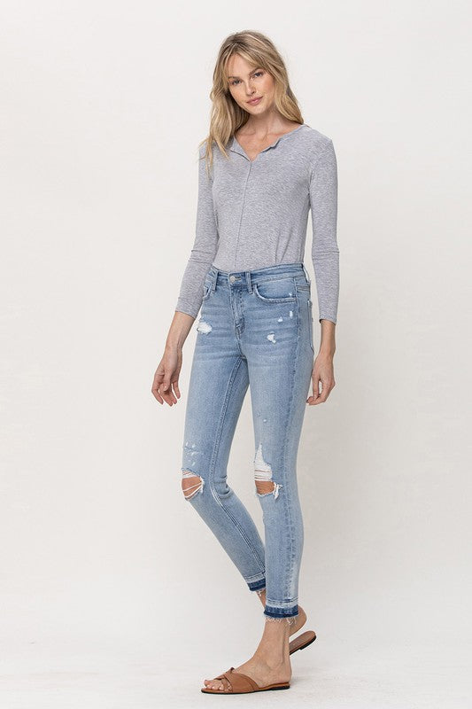 Mid Rise Crop Skinny jeans